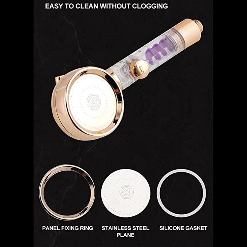 3 Mode Adjustable Turbocharged Shower Head | Bowlift