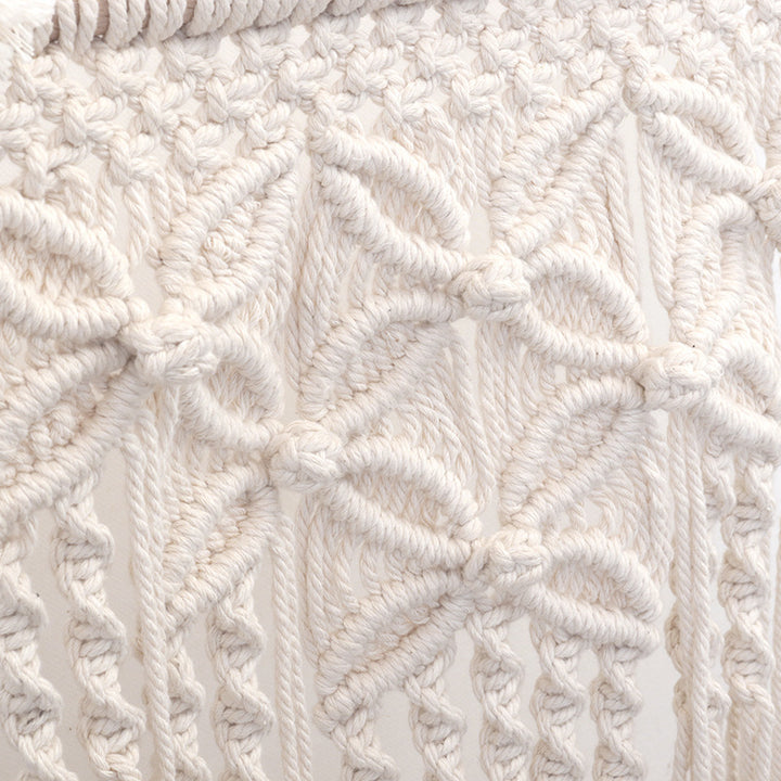 Macramé Wall Decor with Elaborate Decorations Bowlift