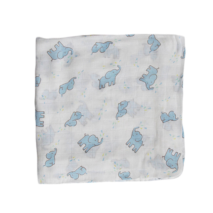 Organic Cotton Dinosaur Print Muslin Swaddle Bowlift
