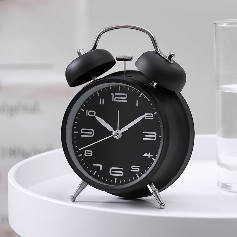 Classic Alarm Clock with Modern Accents Bowlift