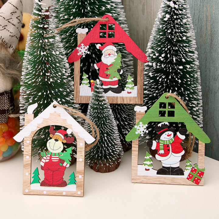 Decorative Christmas House Ornament Bowlift