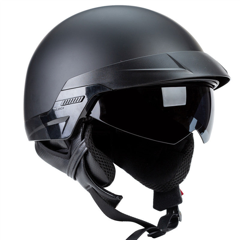 Advanced Scooter Helmet with Integrated Visor Bowlift