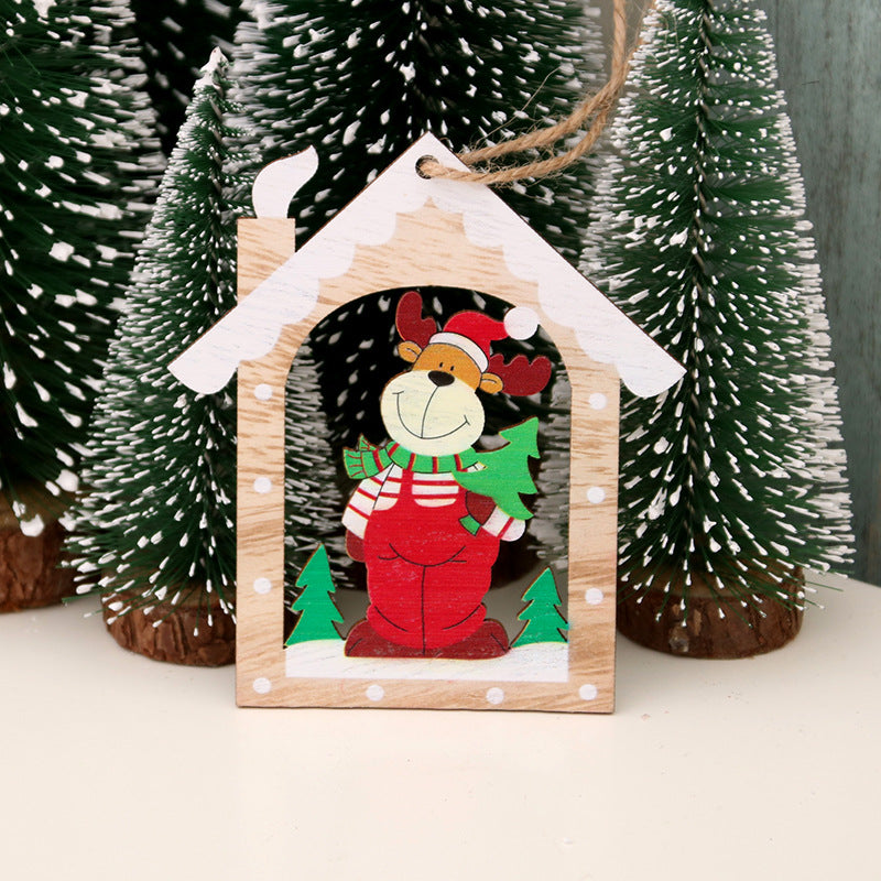 Decorative Christmas House Ornament Bowlift
