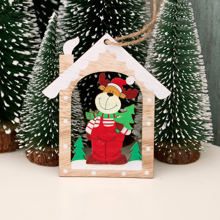 Decorative Christmas House Ornament Bowlift