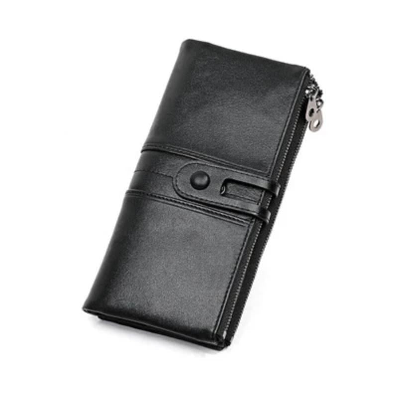 Long wallet made of genuine leather | Bowlift