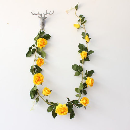 Lifelike Floral Garland