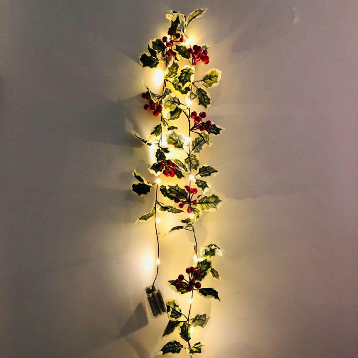 BowLift | Christmas Red Fruit Rattan Party Window Patio Party Thanksgiving Decoration String Lights