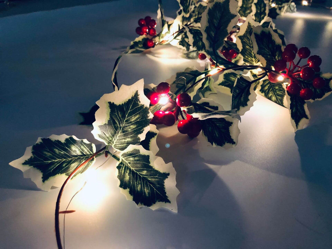 BowLift | Christmas Red Fruit Rattan Party Window Patio Party Thanksgiving Decoration String Lights