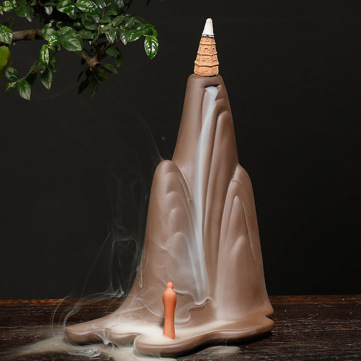 Mountain Theme Meditation Incense Holder