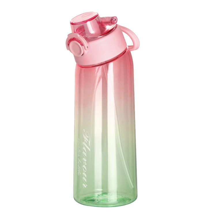 Tritan drinking bottle with aroma ring and carry handle