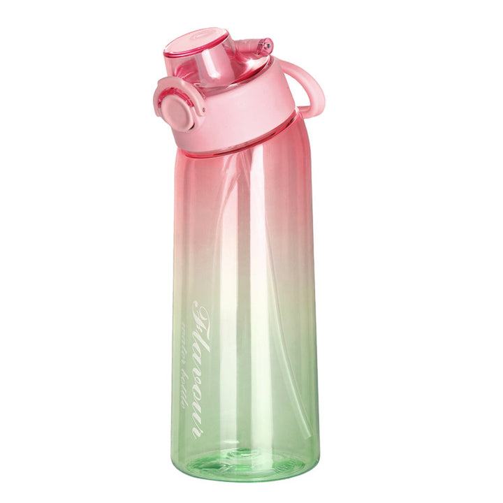 Tritan drinking bottle with aroma ring and carry handle