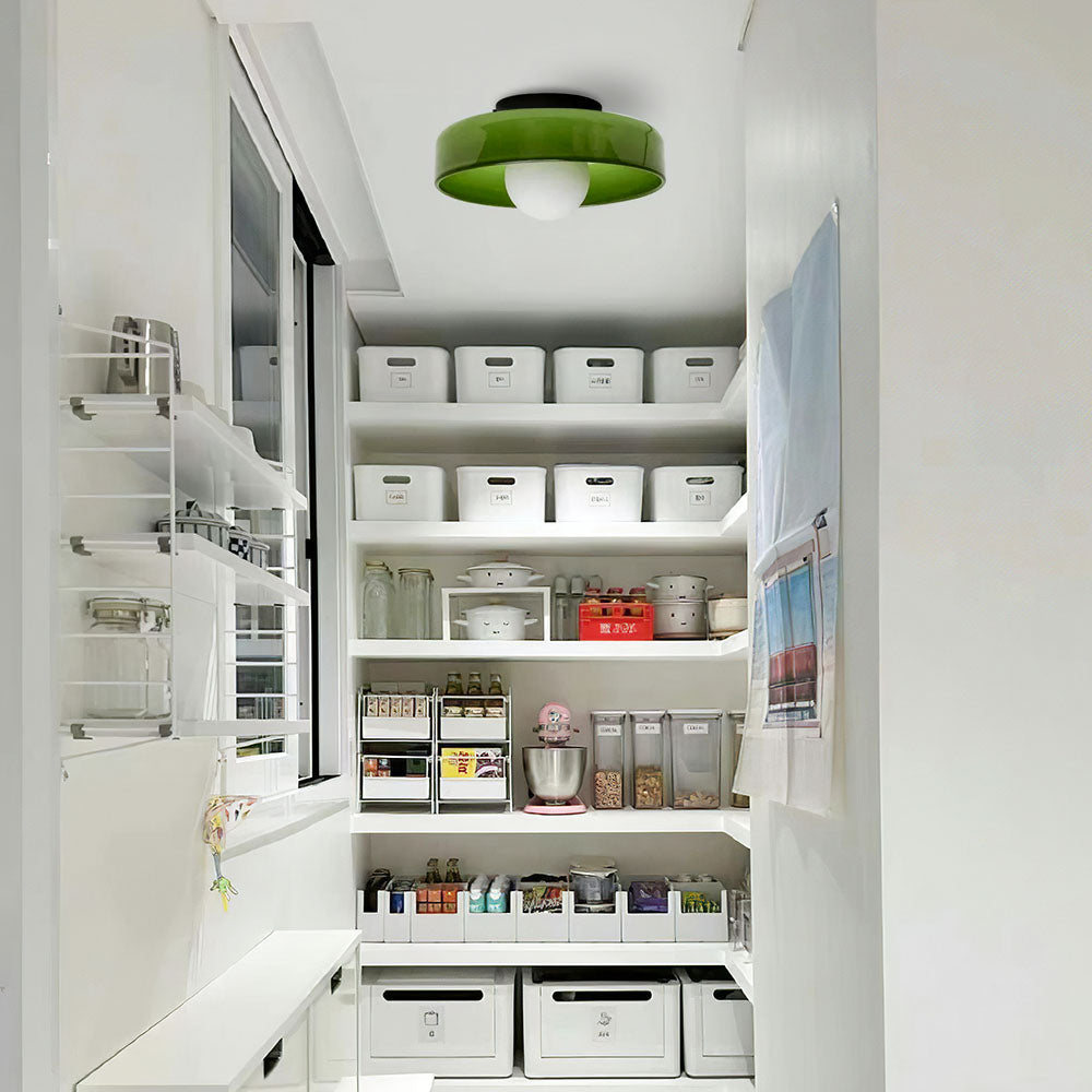 BowLift | LED Round Flush Mount Ceiling Light Fixture - Modern Energy-Efficient Lighting for Contemporary Home Décor & Low Ceilings