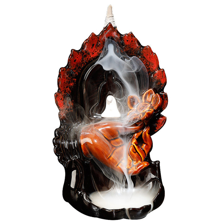 Decorative Handmade Buddha Waterfall Incense Holder