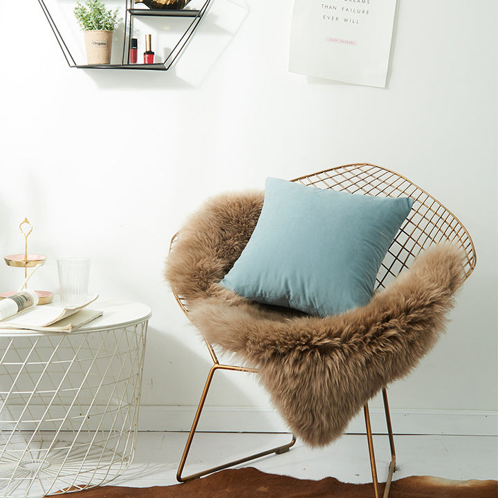 Cozy Faux Fur Decorative Throw Pillow