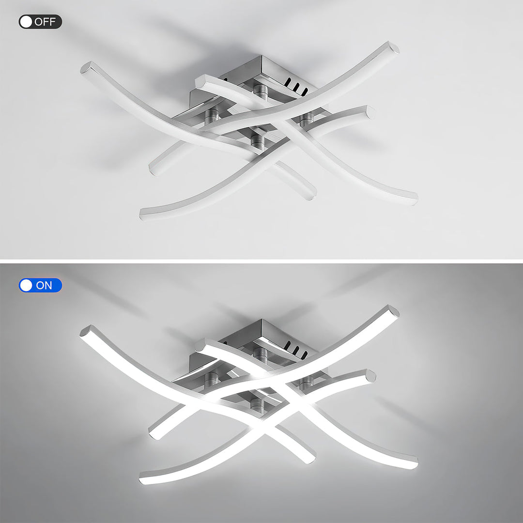 BowLift | LED Ceiling Light Modern Aluminum Flush Fixture