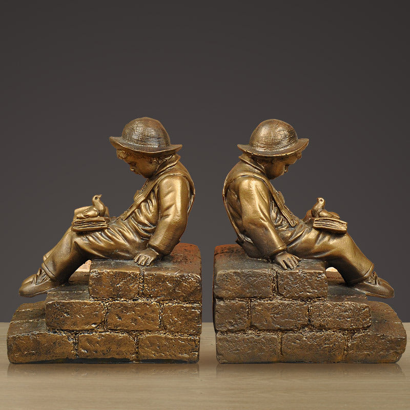 Vintage Figurative Bookends