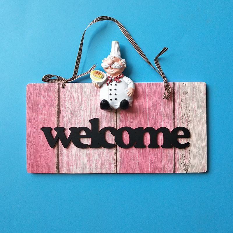 Chef-Themed Welcome Sign