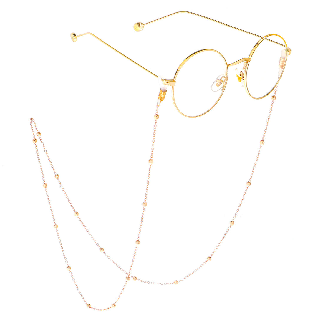 Elegant Eyewear Chain with Decorative Beads Bowlift