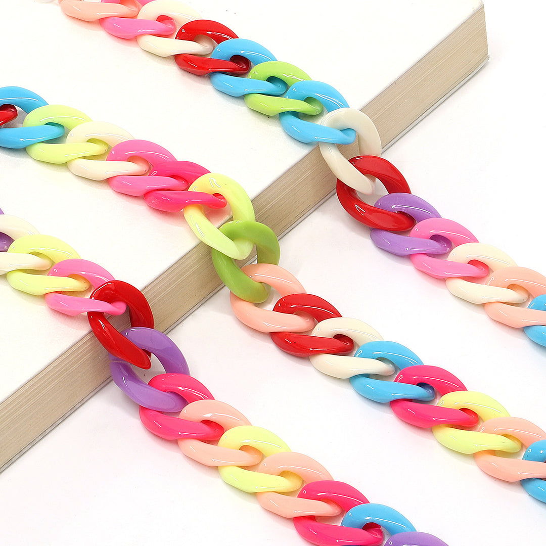 Vibrant Acrylic Eyewear Chain Bowlift