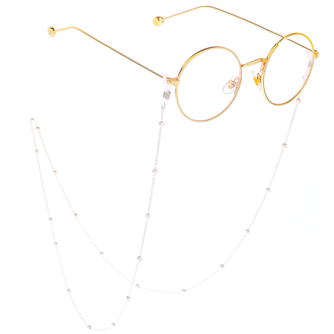 Elegant Eyewear Chain with Decorative Beads Bowlift