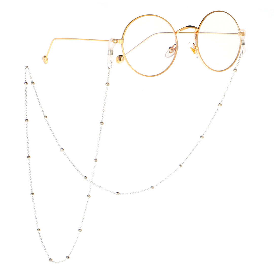 Elegant Eyewear Chain with Decorative Beads Bowlift