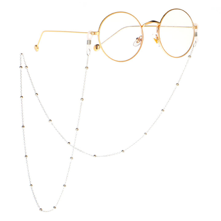 Elegant Eyewear Chain with Decorative Beads Bowlift