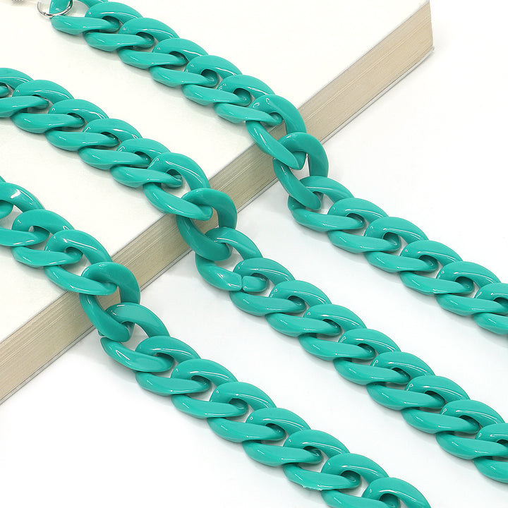 Colorful Oversized Acrylic Eyewear Chain Bowlift