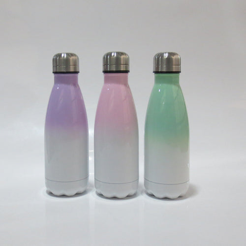 Ladies stainless steel insulated bottle with innovative grip surface Bowlift