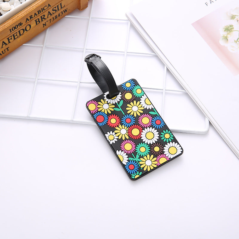 Unisex Geometric Pattern Travel Luggage Tag Bowlift
