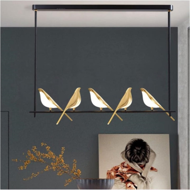 BowLift | BirdLume Light – Unique LED pendant lamp with bird design