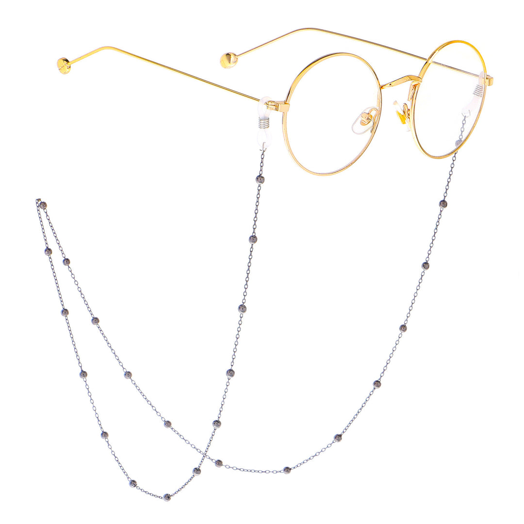 Elegant Eyewear Chain with Decorative Beads Bowlift
