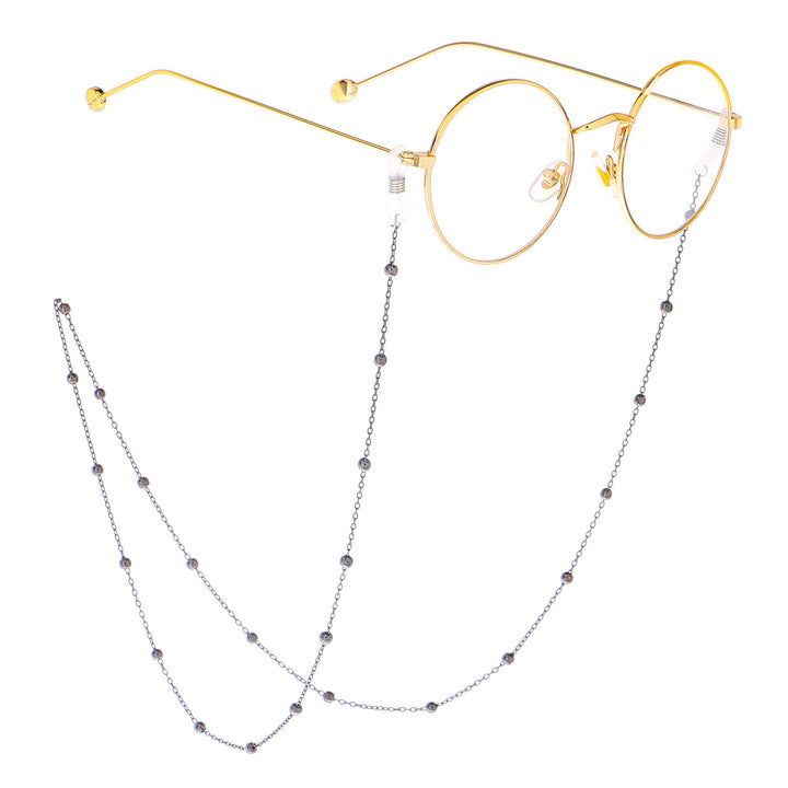 Elegant Eyewear Chain with Decorative Beads Bowlift