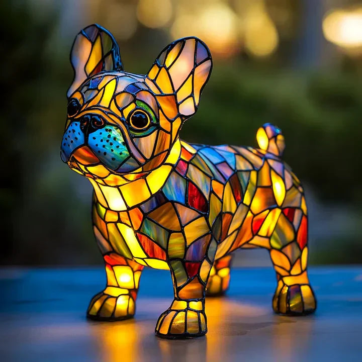 Lumidog Handmade Illuminating Dog Lamp – Ambient Lighting and Gift | Bowlift