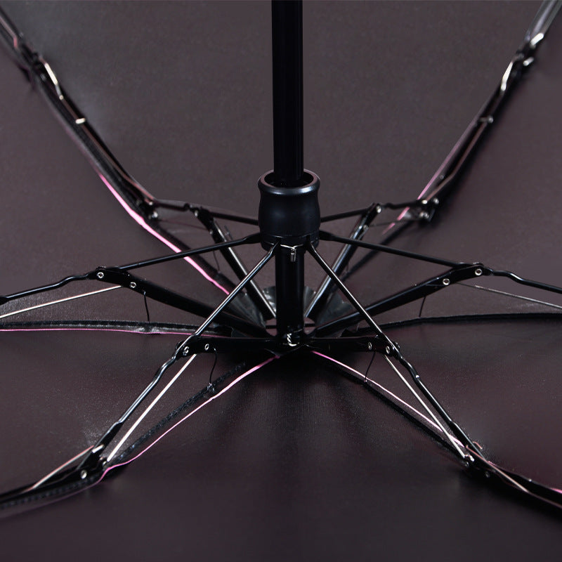 Women's compact capsule folding umbrella Bowlift