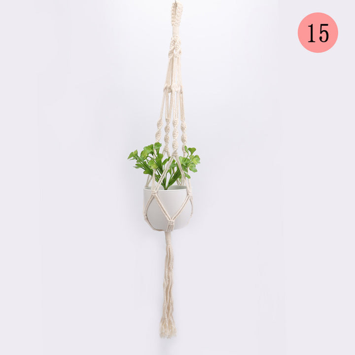 Plant-hanging macrame shelf Bowlift