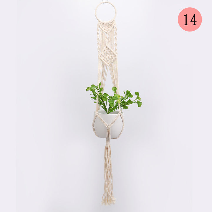 Plant-hanging macrame shelf Bowlift