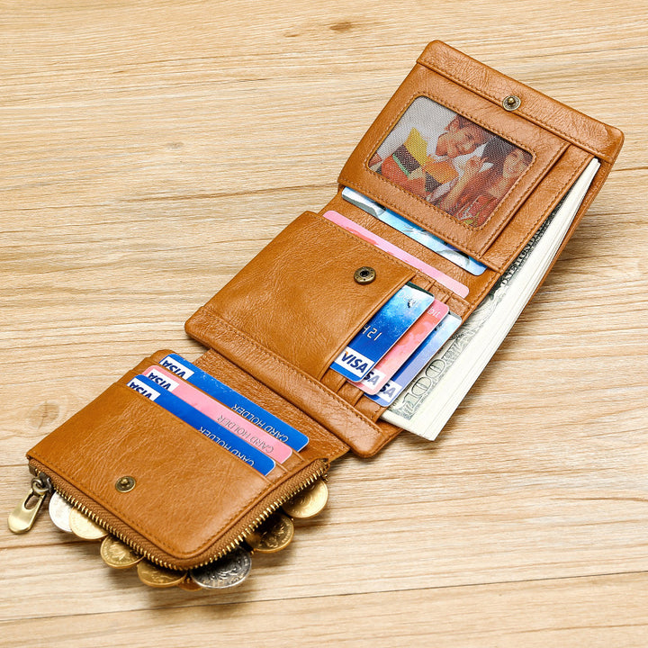 Premium Leather Travel Wallet