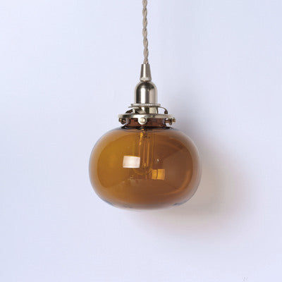 Vintage Glass Pendant Light
