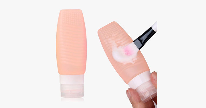 BowLift | Brush Cleaner & Travel Bottle - Made of Silicone - Refillable, 48 ml