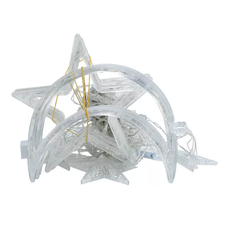BowLift | Star Moon LED Festival Decoration Atmosphere Decoration Plastic String Lights