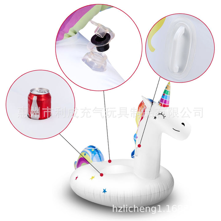 Ladies inflatable swimming toy in the shape of a unicorn Bowlift