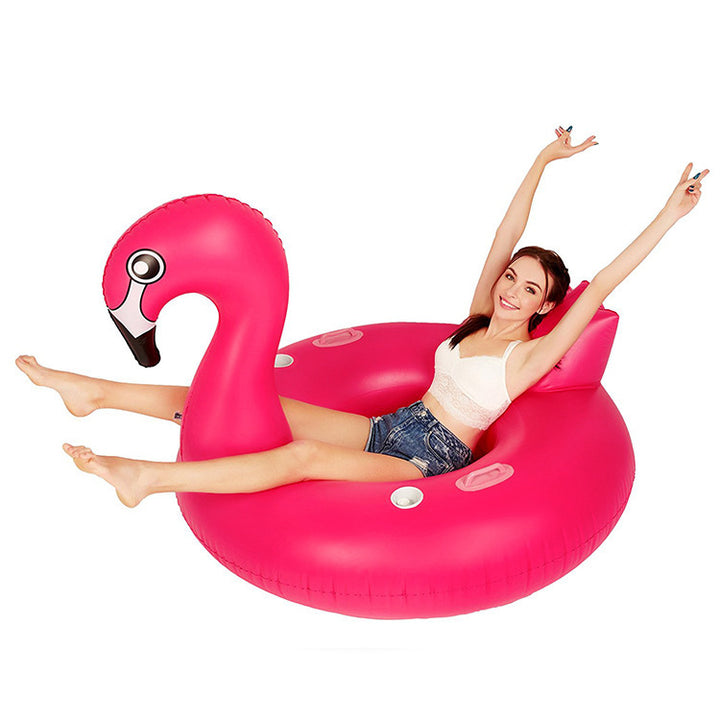 Women Inflatable Swimming Flamingo Bowlift