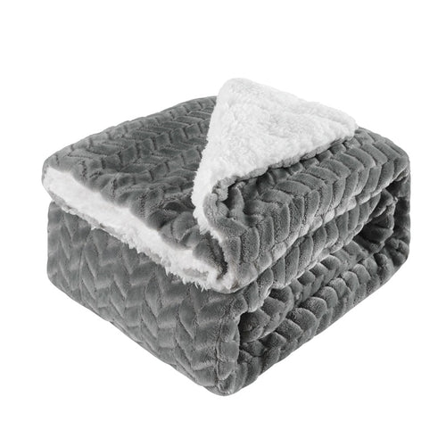 Women's cozy and warm fleece blanket with high collar Bowlift