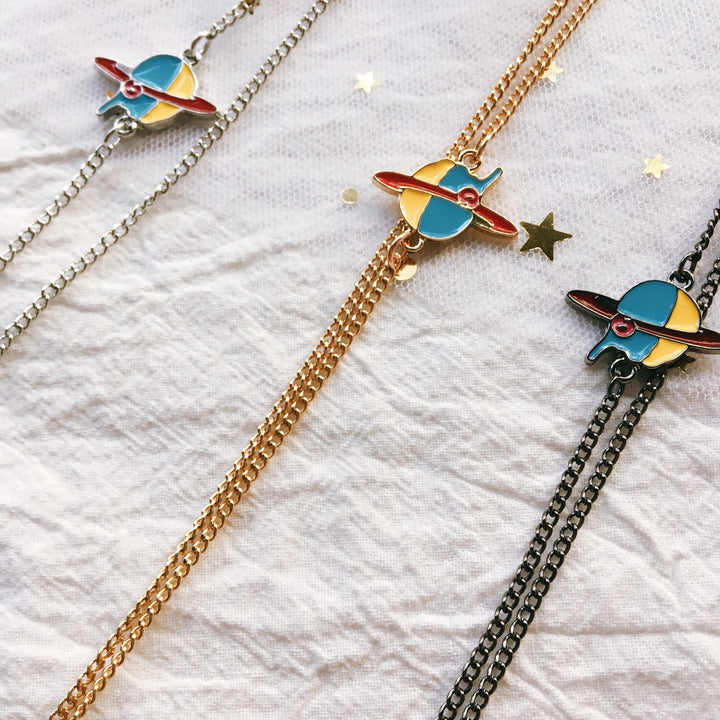 Filigree Necklace with Colorful Pendant Bowlift