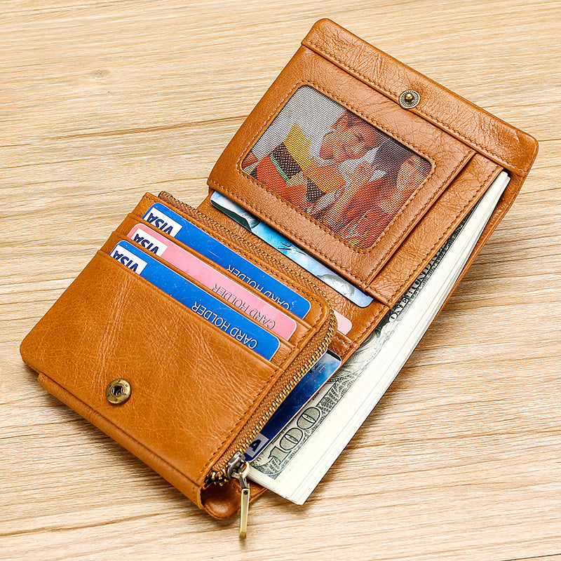 Premium Leather Travel Wallet