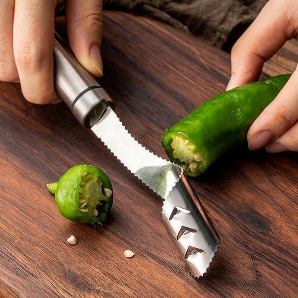 Stainless Steel Chili Corer Peppers Seed Remover | Bowlift