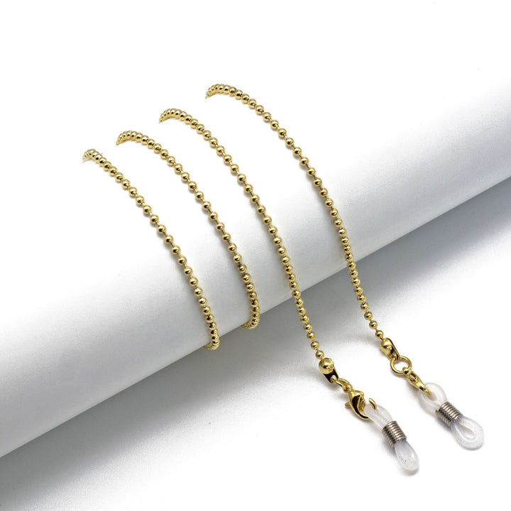 Elegant Beaded Eyewear Chain Bowlift