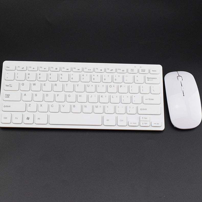 Compact Wireless Keyboard and Mouse Combination Bowlift
