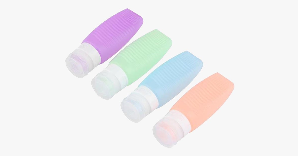 BowLift | Brush Cleaner & Travel Bottle - Made of Silicone - Refillable, 48 ml