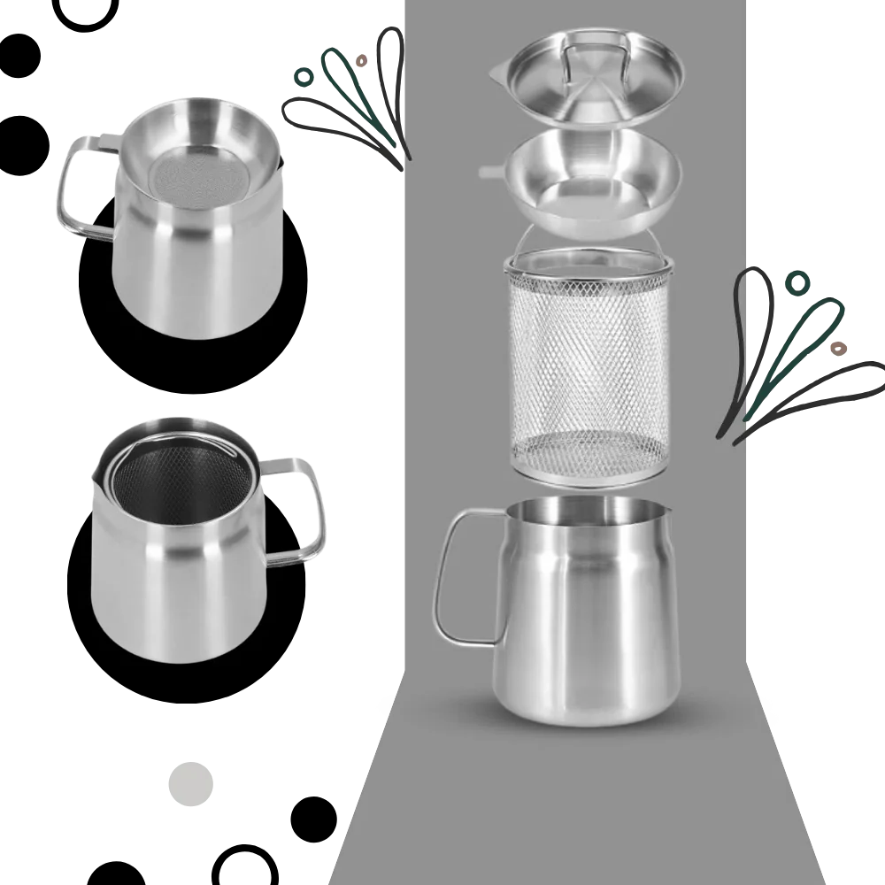 BowLift | 2-in-1 Stainless Steel Deep Frying Pot